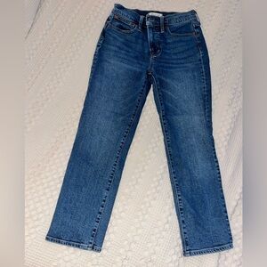 Madewell Women's Medium Blue Straight-Leg Jeans